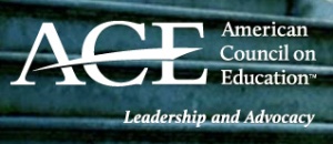American Council on Education logo and tagline